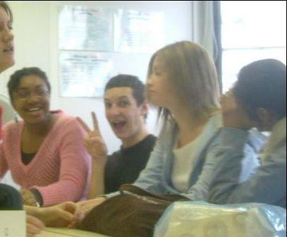 Pink jumper - me, black T-Shirt, crazy face - Yos. and a few other people. Pink jumper - me, black T-Shirt, crazy face - Yos. and a few other people.